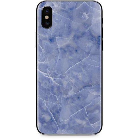 Crushed Blue iPhone XS Skin