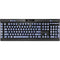 Crushed Blue K95 RGB PLATINUM Mechanical Gaming Keyboard Skin