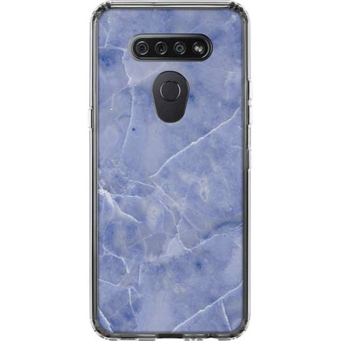 Crushed Blue LG K51/Q51 Clear Case