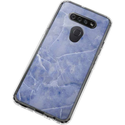 Crushed Blue LG K51/Q51 Clear Case