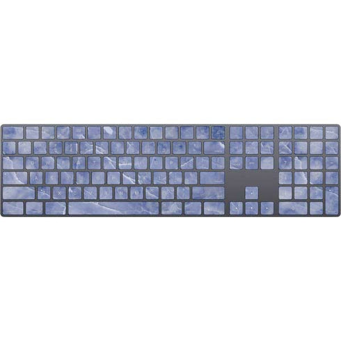 Crushed Blue Magic Keyboard with Numeric Keypad Skin