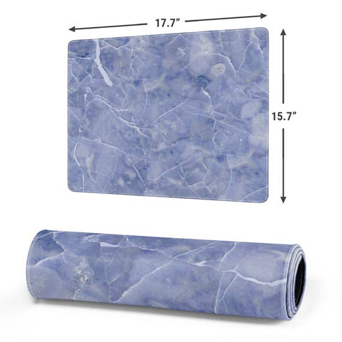 Crushed Blue Gaming Mouse Pad