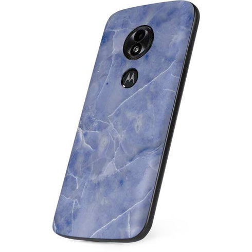 Crushed Blue Moto E5 Play Skin
