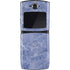 Crushed Blue Motorola RAZR Skin
