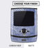 Crushed Blue Motorola RAZR Skin