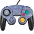 Crushed Blue Nintendo GameCube Controller Skin