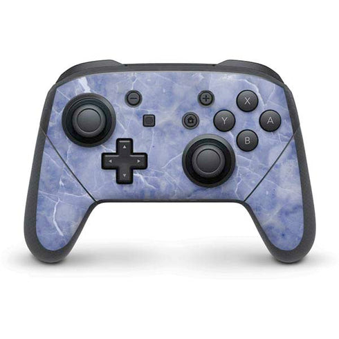 Crushed Blue Nintendo Switch Pro Controller Skin