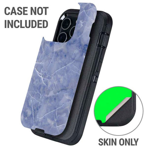 Crushed Blue Otterbox Defender iPhone Skin