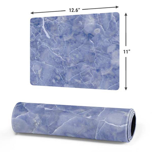 Crushed Blue Gaming Mouse Pad