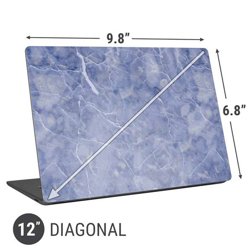 Crushed Blue Universal Laptop 12in (9.8 x 6.8in) Skin