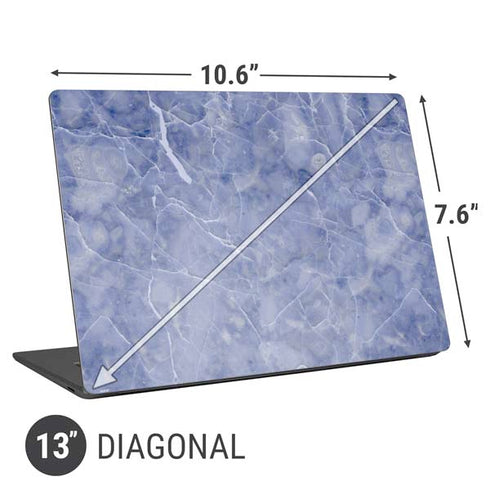 Crushed Blue Universal Laptop 13in (10.6 x 7.6in) Skin