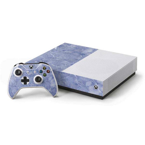 Crushed Blue Xbox One S All-Digital Edition Bundle Skin