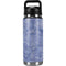 Crushed Blue YETI Rambler 26oz Bottle Skin