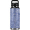 Crushed Blue YETI Rambler 36oz Bottle Skin