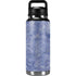 Crushed Blue YETI Rambler 36oz Bottle Skin