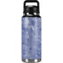 Crushed Blue YETI Rambler 36oz Bottle Skin