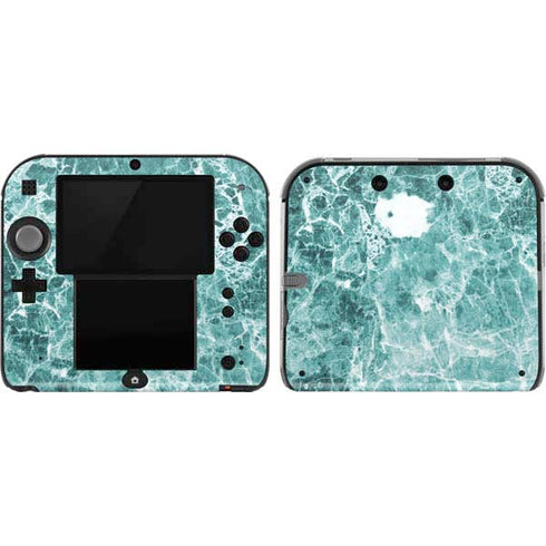 Crushed Turquoise Nintendo 2DS Skin