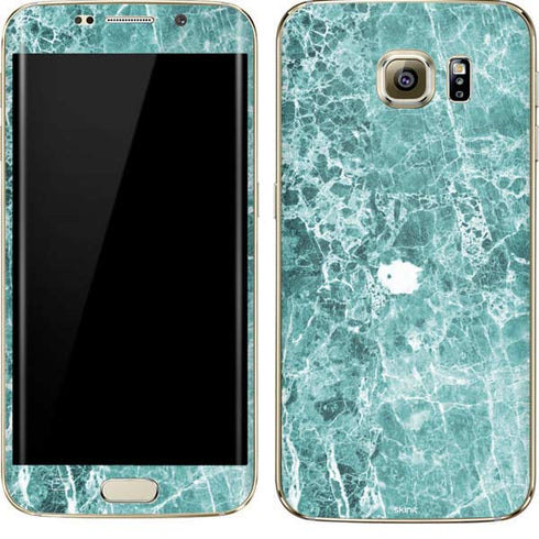 Crushed Turquoise Galaxy S7 Edge Skin