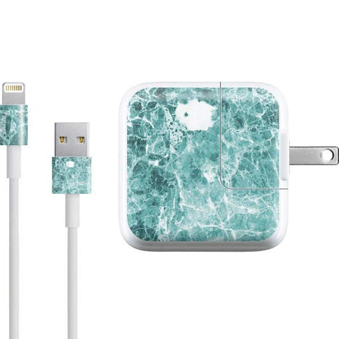 Crushed Turquoise iPad Charger (10W USB) Skin