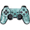 Crushed Turquoise PS3 Dual Shock wireless controller Skin
