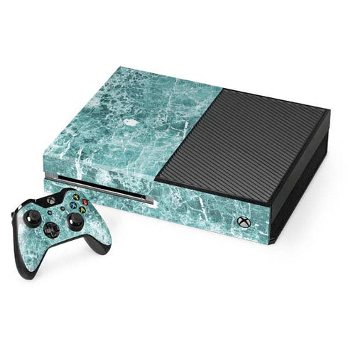 Crushed Turquoise Xbox One Console and Controller Bundle Skin