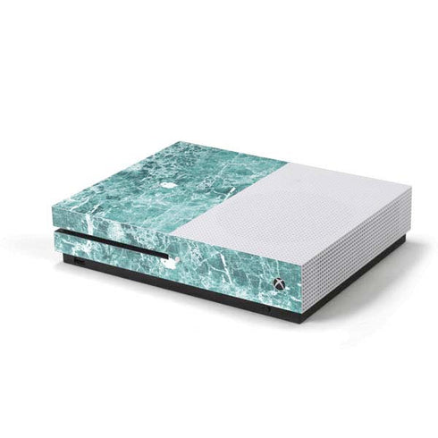 Crushed Turquoise Xbox One S Console Skin
