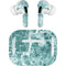 Crushed Turquoise AirPods Pro 2nd Gen Skin
