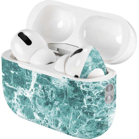 Crushed Turquoise AirPods Pro 2nd Gen Skin