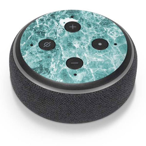Crushed Turquoise Amazon Echo Dot Skin