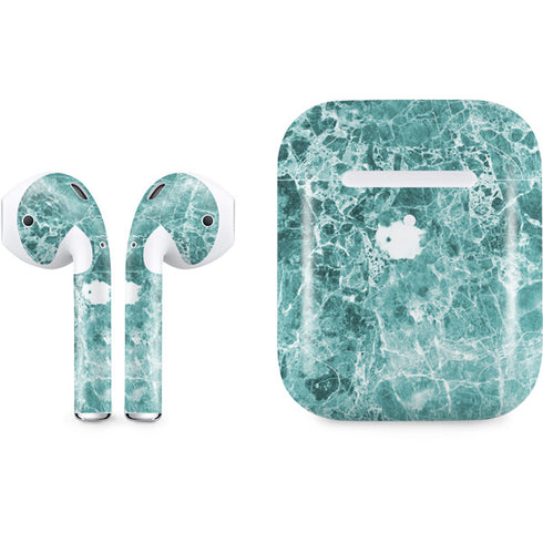 Crushed Turquoise Apple AirPods 2 Skin