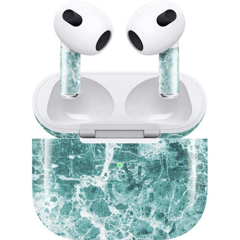 Crushed Turquoise Apple AirPods (3rd Gen 2021) Skin