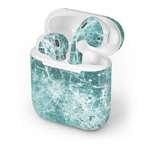 Crushed Turquoise Apple AirPods Skin