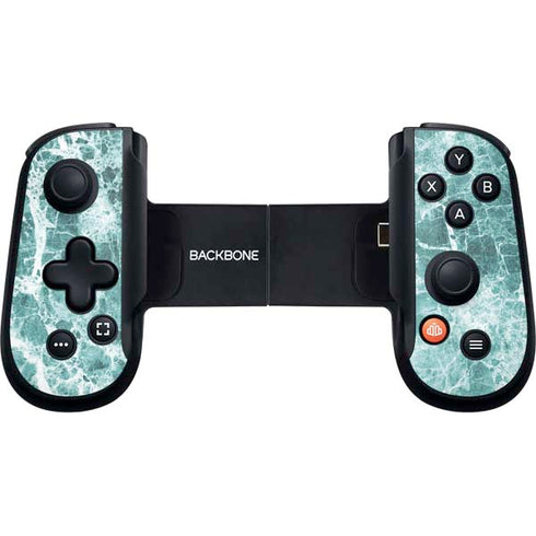 Crushed Turquoise Backbone One for iPhone Game Controller Skin
