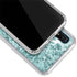 Crushed Turquoise Galaxy A10e Clear Case