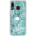 Crushed Turquoise Galaxy A20 Clear Case