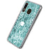 Crushed Turquoise Galaxy A20 Clear Case