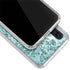 Crushed Turquoise Galaxy A50 Clear Case