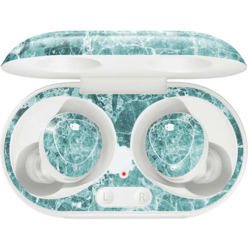 Crushed Turquoise Galaxy Buds Plus Skin