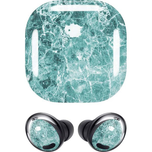 Crushed Turquoise Galaxy Buds Pro Skin