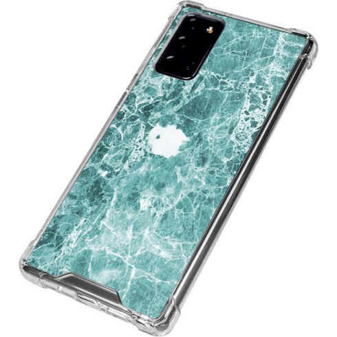 Crushed Turquoise Galaxy Note20 5G Clear Case