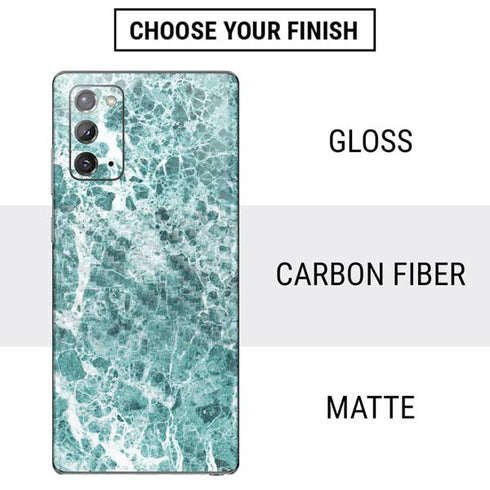 Crushed Turquoise Galaxy Note20 5G Skin