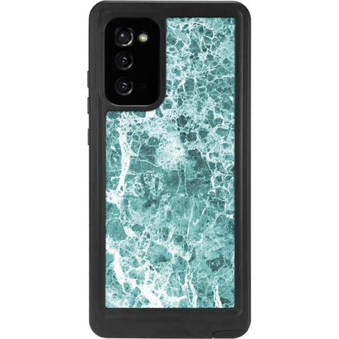 Crushed Turquoise Galaxy Note20 5G Waterproof Case