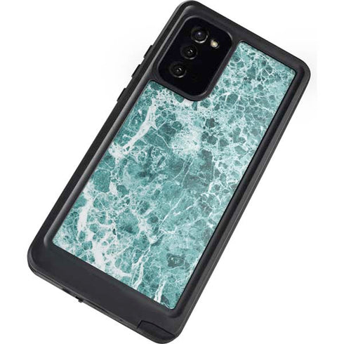 Crushed Turquoise Galaxy Note20 5G Waterproof Case