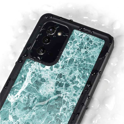 Crushed Turquoise Galaxy Note20 5G Waterproof Case