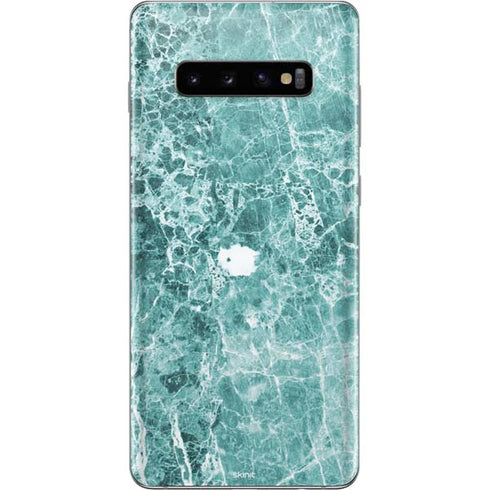 Crushed Turquoise Galaxy S10 Plus Skin