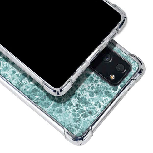 Crushed Turquoise Galaxy S20 FE Clear Case