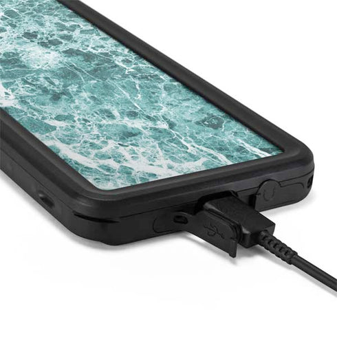 Crushed Turquoise Galaxy S20 Plus Waterproof Case