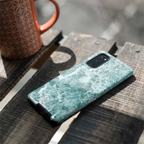Crushed Turquoise Galaxy S20 Pro Case