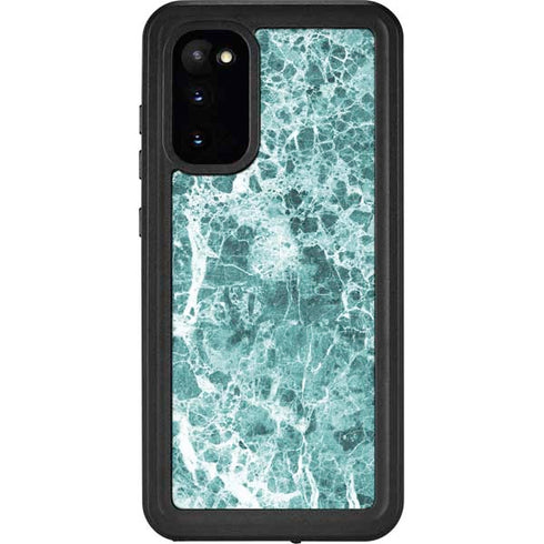 Crushed Turquoise Galaxy S20 Waterproof Case
