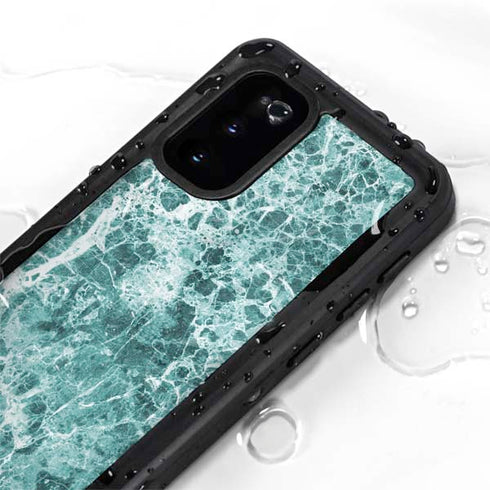 Crushed Turquoise Galaxy S20 Waterproof Case